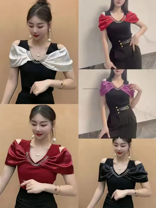 Dress Up Diva Glam Bow Drama Top – 5 Luxe Shades